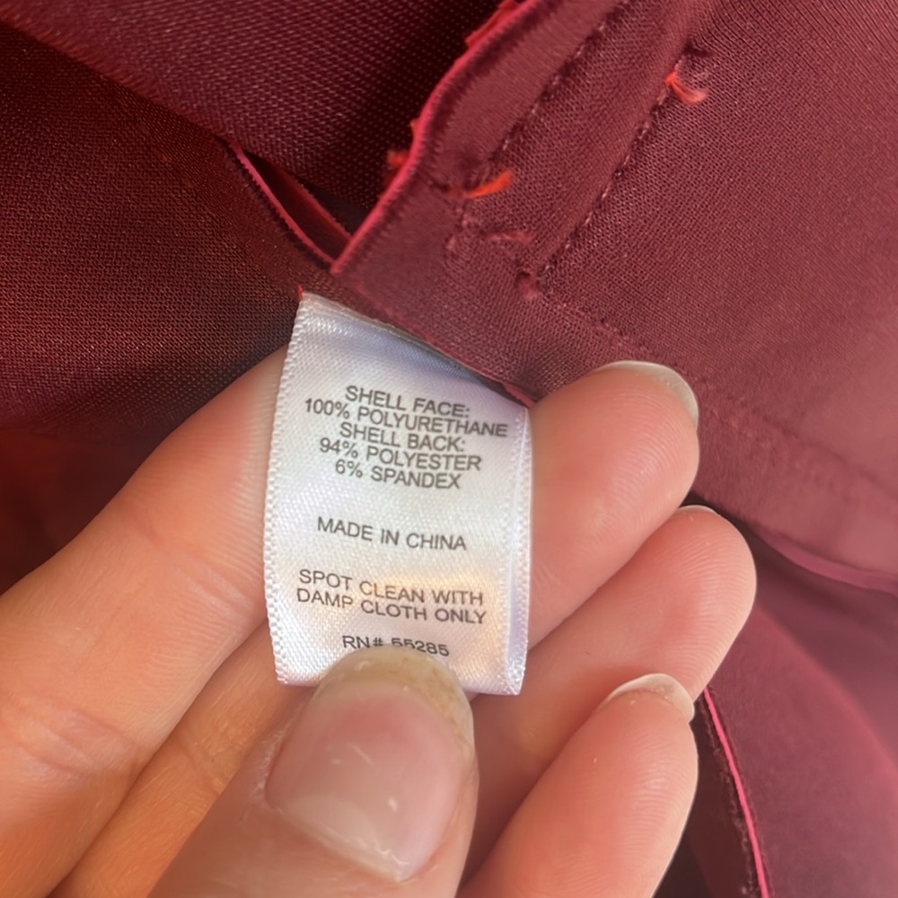 Never Worn. Express Pleather Red Jacket - image 5